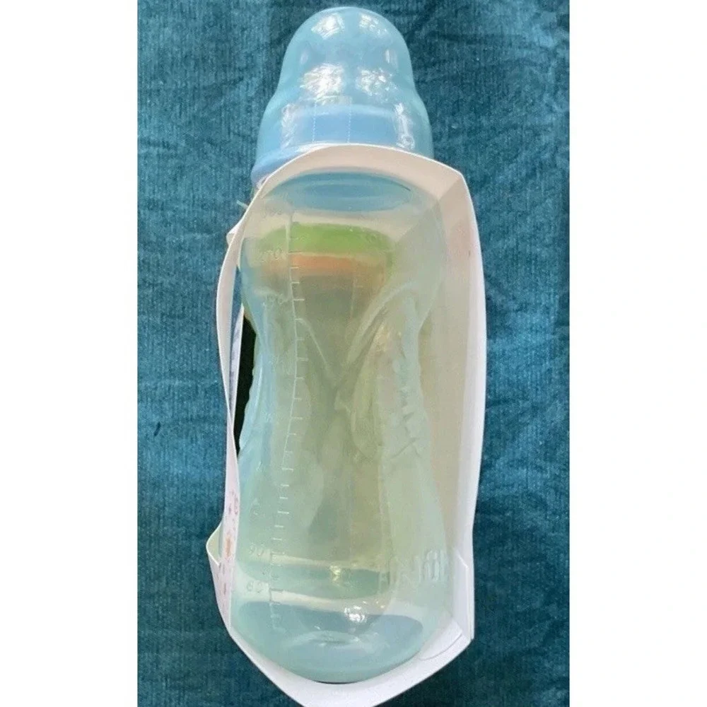 Nuby Standard Neck 10oz Non Drip Baby‎ Bottles. 3 In Pack.